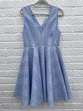 Sandro BNWT New Blue Fit & Flare Dress Size UK 12 (3)