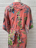 Diane Von Furstenberg Pink Silk Wrap Dress Size UK 18