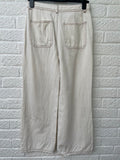 Zara Linen Mix Jeans Size UK 10