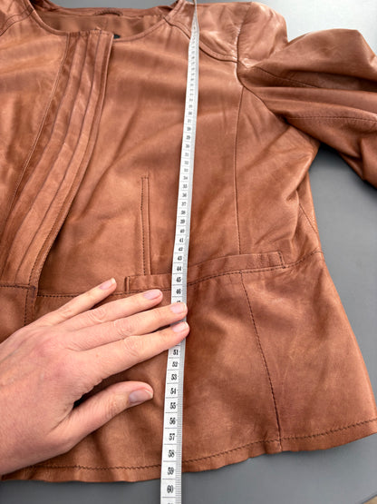 Madeleine Leather Jacket Size 18