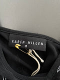 Karen Millen Vintage Silk Dress Size UK 12