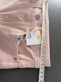 M&S New Pink Stretch Denim Shorts Size UK 10