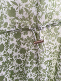 ME+EM Green Floral Print Maxi Dress Size UK 16