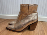 Sosandar Leather Ankle Boots Size UK 8