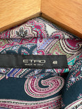 Etro Paisley Belted Top Size 16