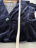 Jigsaw Silk Blend Velvet Jacket Size 16