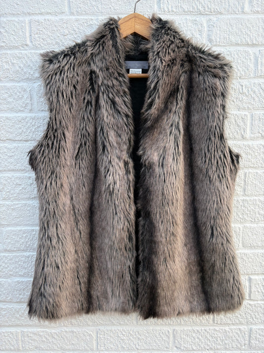 Suzanne Bettley Faux Fur Gilet Size Large