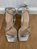 Linzi Evening Strappy Shoes Size 4 Wide Fit