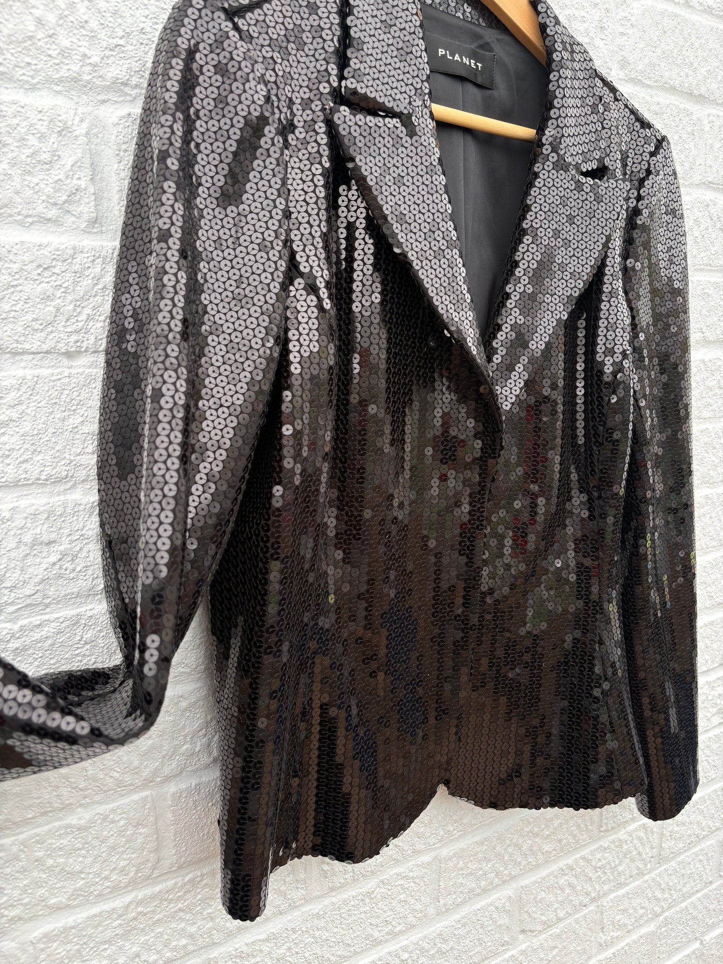 Planet Sequin Jacket Size 14
