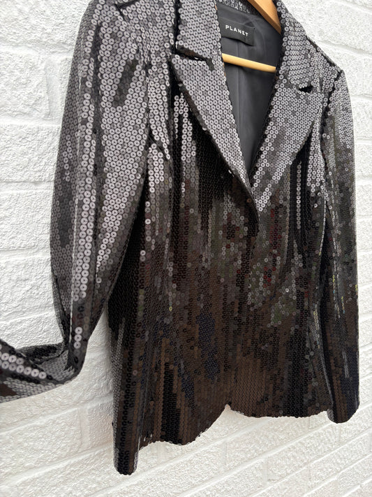 Planet Sequin Jacket Size 14