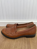 Hotter Tan Leather Loafers Size UK 5.5