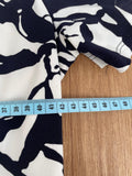 Planet Navy/ White Floral Dress Size UK 10