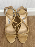 Jimmy Choo Leather High Heeled Sandals Size UK 7.5