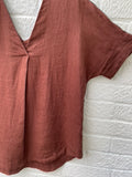 M&S Linen Top Size 12