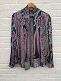 Etro Paisley Belted Top Size 16