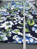 Oscar De La Renta Blue/ Green Shift Dress Size UK 18