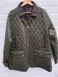 Barbour Kelham Quilted Jacket Size 18