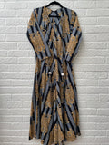 Sally Dudmesh Silk Road Maxi Dress Size XS