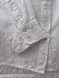 Brora Organic Cotton White Shirt Size UK 16