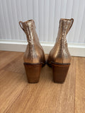 Sosandar Leather Ankle Boots Size UK 8