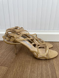 Jimmy Choo Leather High Heeled Sandals Size UK 7.5