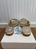 L.K.Bennett New Gold Sandals Size UK 3.5