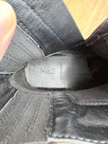 M&S Leather Ankle Boots Size UK 5
