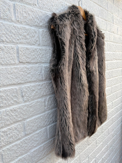 Suzanne Bettley Faux Fur Gilet Size Large
