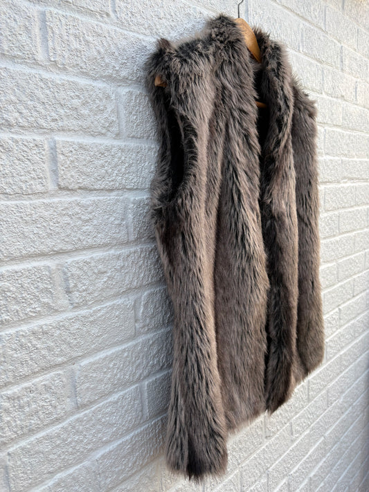 Suzanne Bettley Faux Fur Gilet Size Large