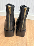 M&S Leather Ankle Boots Size UK 5