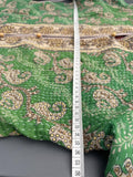 Unbranded Indian Cotton Long Green Jacket Size XL