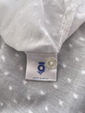 Brora Organic Cotton White Shirt Size UK 16