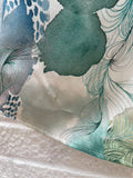 Dea Kudibal Mulberry Silk Blue/ Green Harper Maxi Dress Size Medium