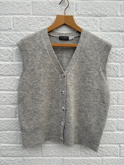 Mint Velvet Wool Blend Waistcoat & Scarf Size Large