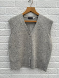 Mint Velvet Wool Blend Waistcoat & Scarf Size Large