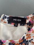 ME+EM Floral Print Maxi Dress Size UK 16