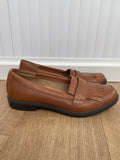 Hotter Tan Leather Loafers Size UK 5.5