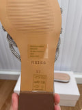 Reiss New Silver Sandals Size UK 4