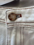 Zara Linen Mix Jeans Size UK 10