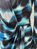 Diane Von Furstenberg Silk Wrap Dress Size UK 14