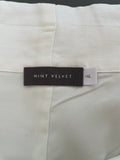 Mint Velvet Smart Ankle Length Trousers Size 16 Long