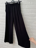 & Other Stories Wide Leg Cropped Trousers Size UK 10