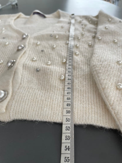 M&S Beaded Cardigan Size XS