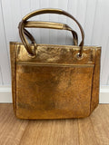 Anya Hindmarch Gold Tote Bag