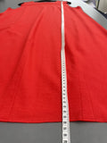 Eileen Fisher Orange/ Red Boiled Wool Sleeveless Shift Dress Size Large