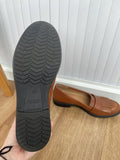 Hotter Tan Leather Loafers Size UK 5.5
