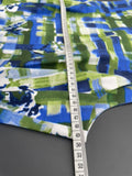 Oscar De La Renta Blue/ Green Shift Dress Size UK 18