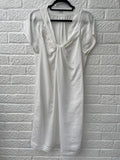Fahri By Nicole Fahri White Linen Dress Size UK 16
