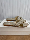 L.K.Bennett New Gold Sandals Size UK 3.5