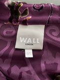 Wall London Oversized Silk Mix Top Size 0/ S